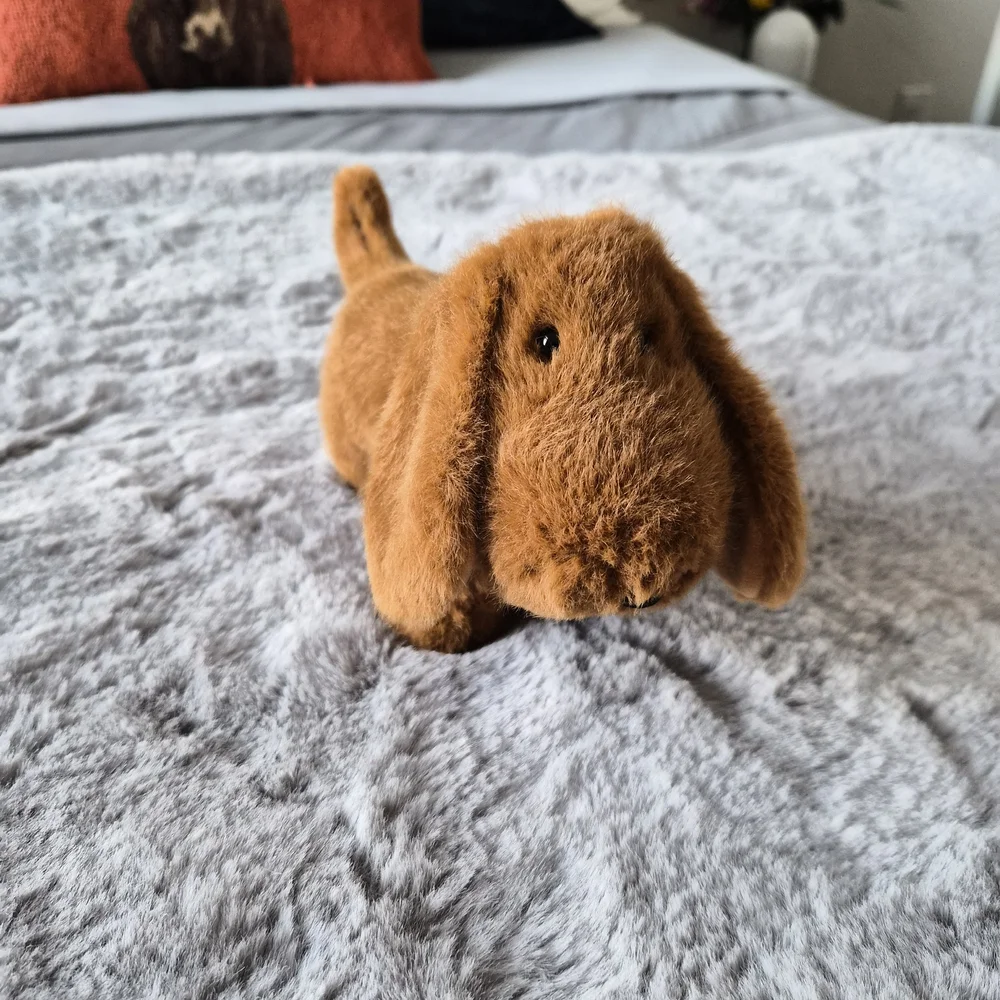 Plush Small Pet Toy - Brown Floppy-Eared Puppy